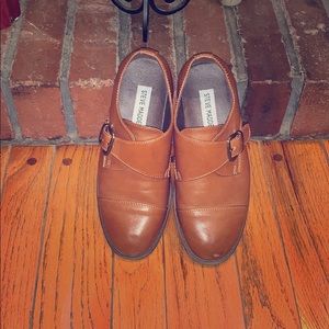 Boy strapped dress shoe